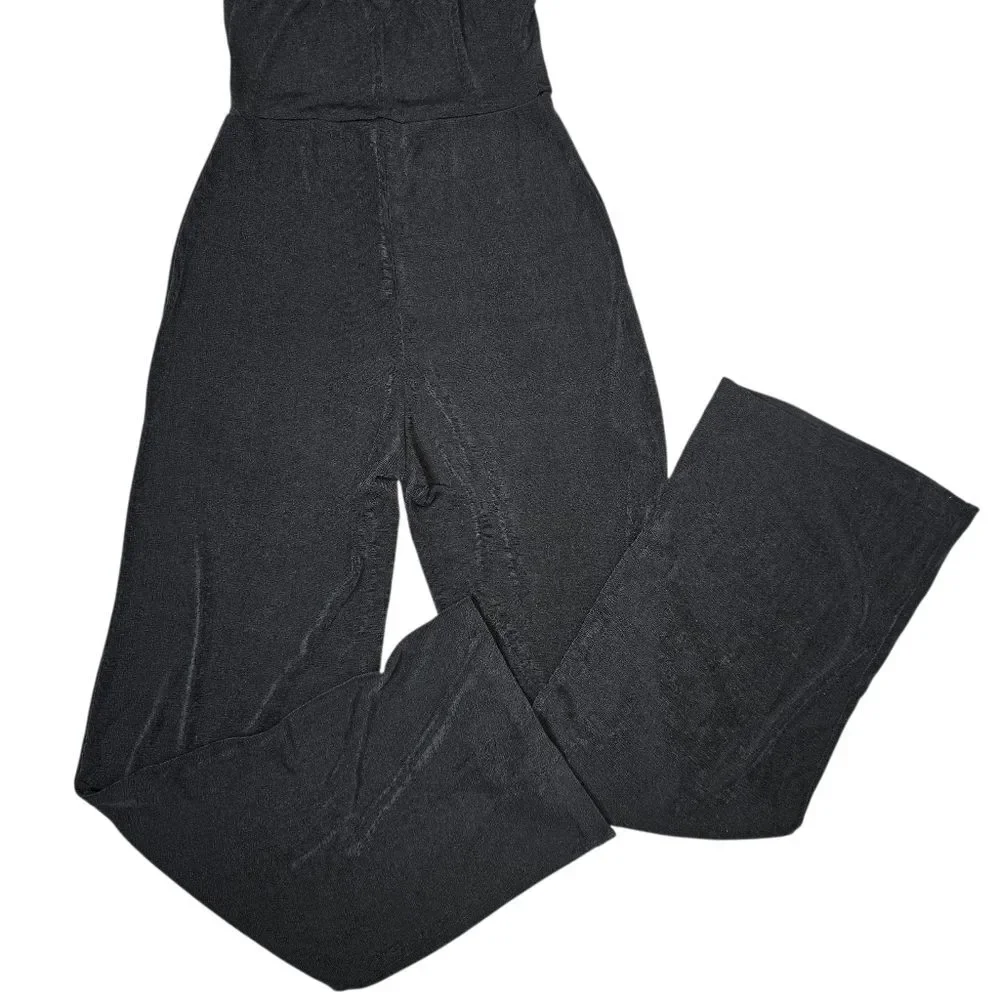 Nasty Gal Women's Star Embellished Black Halter Jumpsuit - Picture 8 of 15